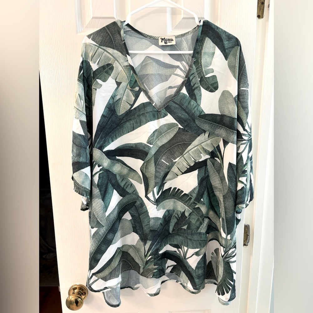 Show Me Your MuMu shook tunic palm print size small